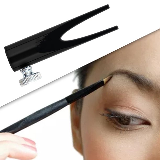 Herramienta compacta para forma al maquillaje de ojos Colcomx Lápiz de cejas más nítido negro