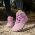 thumbnail image 2 of Men's Ankle Boots Winter Ankle Boots Fashion Lined On Warm Comfortable Elastic Lace Up Design for Outdoor Walking Hiking Casual Daily Wear, 2 of 9