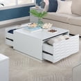 thumbnail image 2 of Sauder Morgan Main Coffee Table, White, 434923, 2 of 9