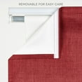 thumbnail image 3 of Exclusive Home Acadia 100% Blackout Roman Shade, 34"x64", Red, 3 of 13