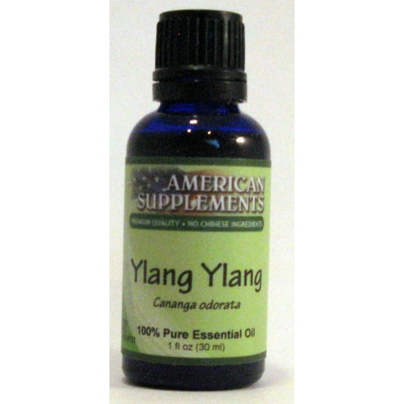 Ylang Ylang Essential Oil American Supplements 1 oz Oil