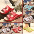 thumbnail image 3 of CEHVOM 2021 Summer Embroidered Pattern Solid Color Fashion Casual Cute Women Sandals, 3 of 5
