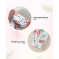 thumbnail image 4 of CARETOO Toddler Girls Clothes Baby Outfits Letter Hoodie Sweatshirts Flower Sweatpants 2Pcs Tracksuit Fall Winter Clothing Size 18 Months, 4 of 5