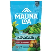 Dry Roasted Macadamias, Kiawe Smoked BBQ, 8 oz (226 g), Mauna Loa