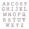 thumbnail image 1 of Parches de letras de diamantes de imitación Sunnimix A-Z Color mezclado degradado, 1 of 4
