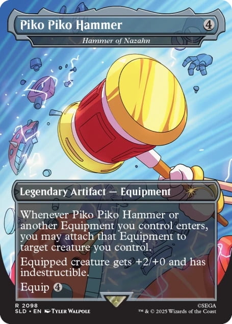 Magic the Gathering Secret Lair x Sonic the Hedgehog: Turbo Gear - Non-Foil Edition