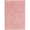 thumbnail image 3 of Unique Loom Davos Shag Collection Area Rug - Solid (7' 1" x 10' Rectangle Dusty Rose), 3 of 7