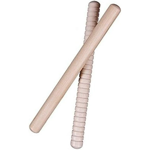 Westco Set of 2 Maple Wood Rhythm Sticks (L12in)