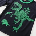 thumbnail image 3 of Youmylove Kids Pajamas Toddler Baby Kids Boys Dinosaur Pajamas Sleepwear Tops Pants Outfits Set Casual Clothes, 3 of 8