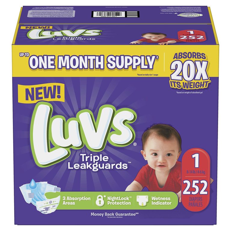 luvs Amazon.com : Luvs Stretch with Size 6 Ultra Leakguards Diapers, 21
