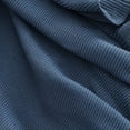 thumbnail image 3 of The Pioneer Woman Ruffle Knit Oversized Couch Throw Blanket, Blue, 50 x 72 in, 3 of 7