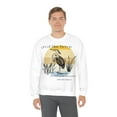 thumbnail image 4 of Great Blue Heron Sweatshirt Bird Lover Long Sleeve Shirt Nature Gift Ideas White 3XL, 4 of 10