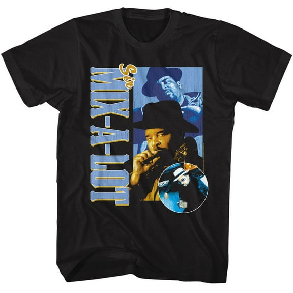 Sir Mix A Lot Vertical Text Black Adult T-Shirt Xl