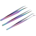 thumbnail image 4 of Pince à Épiler Courbée pour Cils, 3pcs / set Pince à Greffon de Cils Extension Pince à Épiler pour Cils, 4 of 7