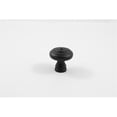 thumbnail image 1 of Residential Essentials 10245BK Bouton d'Armoire à Champignons- Noir, 1 of 1