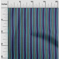 thumbnail image 1 of oneOone Cotton Flex Fabric Stripe Block Printed Fabric 1 Yard 40 Inch Wide, 1 of 4