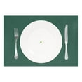 thumbnail image 2 of Ryvnso Placemats Set of 4 Dark Green Paint Dining Mats Heat-Resistant Non-Slip Washable Table Mat, 2 of 8