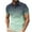 Green, variant on ZRGHAOYLQ Short Sleeve Henley Shirts for Men Big and Tall Button Up Collared Work Shirts Classic Casual Golf Shirts Tees Tops Plus Size Gradient Top
