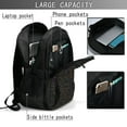 thumbnail image 4 of Fotbe Doodle Dinosaur Mochila con Estampado y Puerto USB para Hombre y Mujer, Mochila Antirrobo, Mochila de Viaje, Mochila Escolar, Mochila Universitaria, 4 of 7
