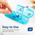 thumbnail image 6 of UNIWELL Weekly Pill Organizer 3 Times a Day, 7 Day Pill Box Case, Large Daily Medicine Organizer for Vitamins and Medication with Portable Compartments Grey, 6 of 8