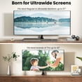 thumbnail image 3 of Brazo para monitor Putilsen Ultrawide Heavy Duty de 27 a 57 pulgadas, negro, 3 of 8