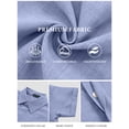 thumbnail image 6 of RICHCOIN Men's Linen Shirts Short Sleeve Casual Shirts Button Down Shirt for Men Summer Beach Shirt, 6 of 7