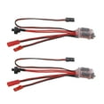 thumbnail image 2 of 30a RC Car 30A ESC Brushed Forward Reverse Brake Dual Way ESC Motor Speed Controller For 130 180 260 Motor 1/16 1/18 1/24 Car Boat  2 PCS, 2 of 7