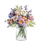 Blooms by Play-Doh Meadow Flower Bouquet Arts & Crafts Kit for Adults, Home & Desk Décor