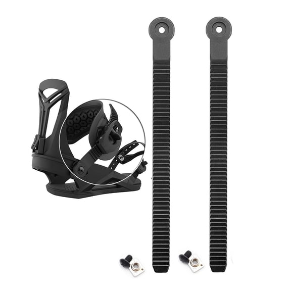 2 Pcs Professional Roller Skate Straps With Screws For Skating Shoes Replaceable Snowboard Binding Straps Versatile Skates Buckle For Skates
