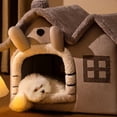 thumbnail image 3 of Casa De Perros Cubierta Cavy Cave Pet House Para Perros Pequeños Con Cubierta Lavable Extraíble De Fondo De Vellón, 3 of 7