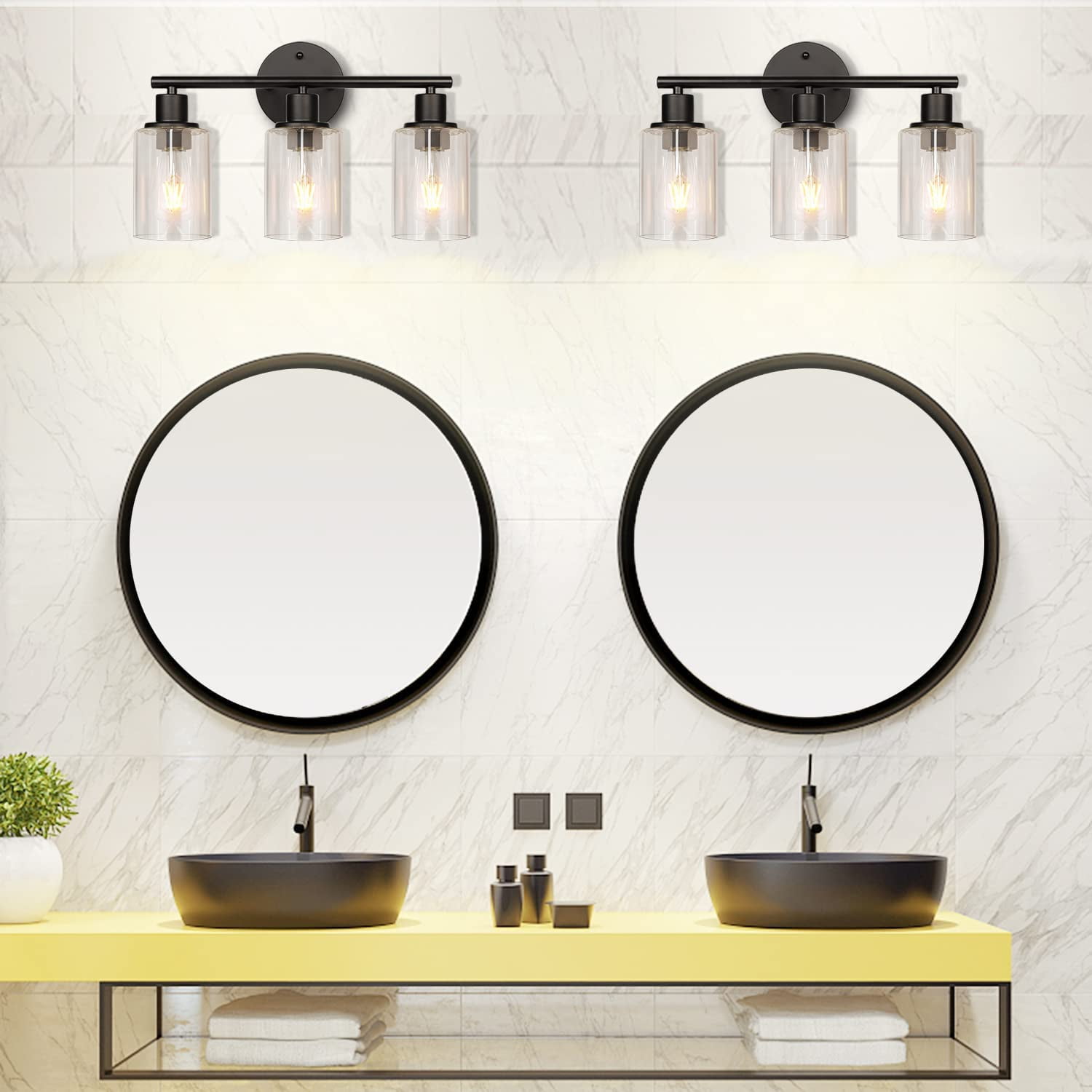 1pc LED Vanity Lights For Mirror 13ft, 3 Color Vanity Mirror