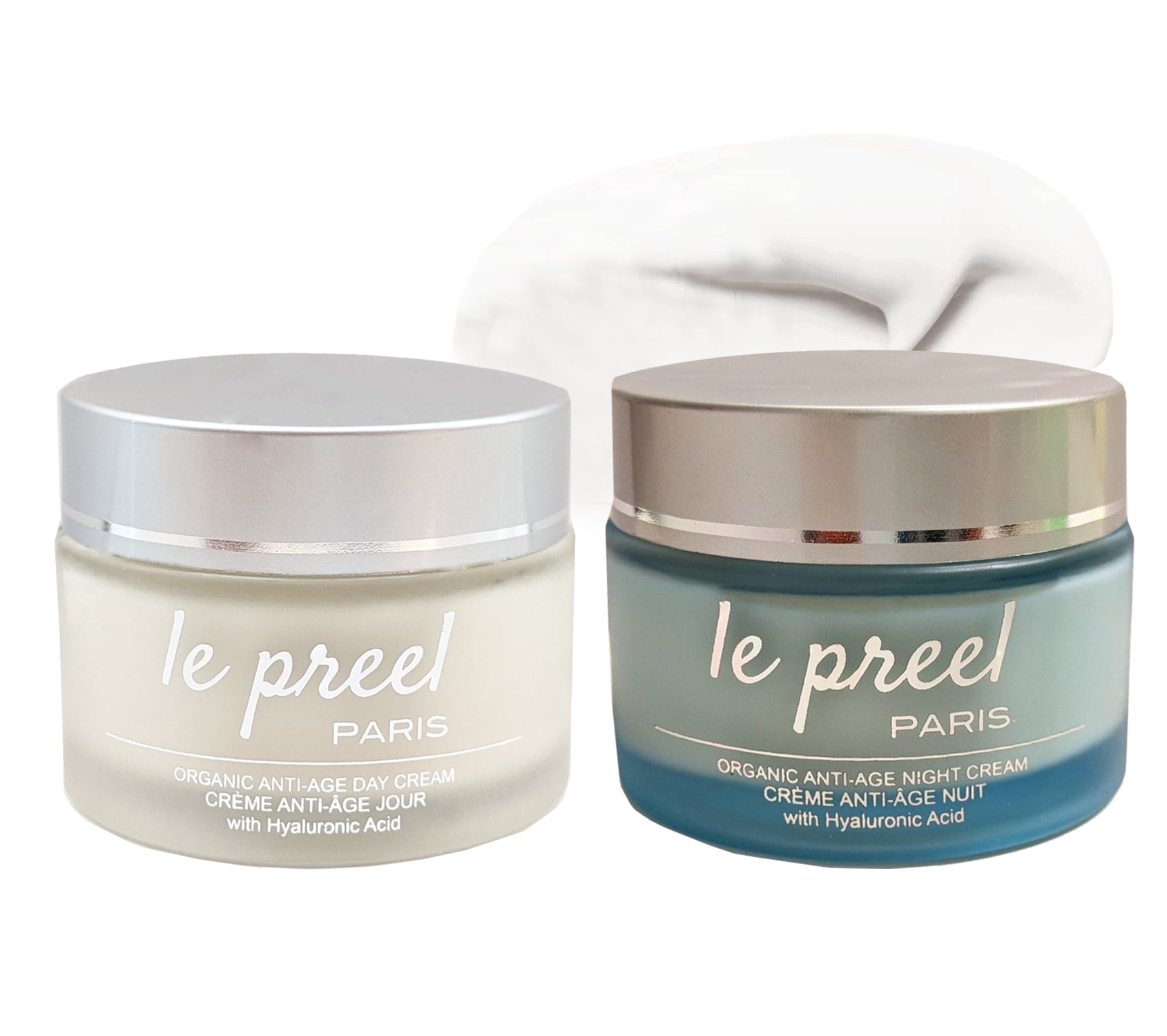 Le Preel Paris Bundle Organic Antiage Day and Night Time Cream