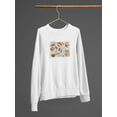 thumbnail image 3 of Ocean Shells Sweatshirt Women -Grace Popp Designs, Female x-Large, 3 of 4