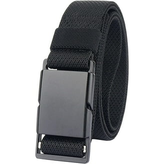 Whippy Nylon Belt for Men, Black Web Belt, Heavy Duty Quick