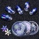 thumbnail image 5 of Art Glitter Gel Holográfico Copos De Nieve Decoración De Uñas,6 Caja Navidad Nail Lentejuelas Glitter Nail sonducket HA029848-00, 5 of 5