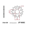 thumbnail image 2 of JT Steel Front Sprocket 14T for Street KAWASAKI EX650A Ninja 650R 2006-2016, 2 of 4