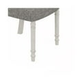 thumbnail image 2 of Tannen 59"W Round White and Gray Wood 5-Pc Dining Table Set, 2 of 13