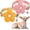 Pink + Yellow, variant on Small Dog Collar with Flower, Spring Dog Collar for Girl Dog Collars for Small Dogs Cute Dog Collar with Bell, Adjustable Length