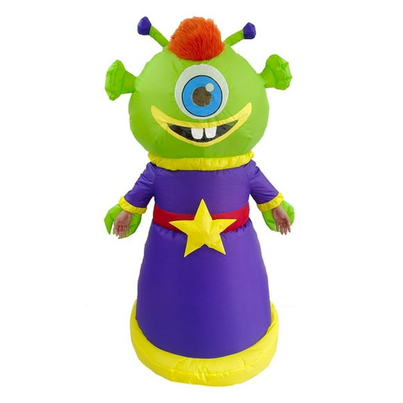 Space Alien Adult Inflatable Costume | One Size
