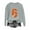 Gray, variant on Sweatshirt Funny Meme Six Seven Costume Pullover Long Sleeve Crew Neck Tops Holiday Halloween Costumes