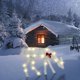 thumbnail image 4 of White Flashing Reindeer Christmas Lights Reindeer Christmas Decorations Outdoor Patio Decorations, 4 of 4