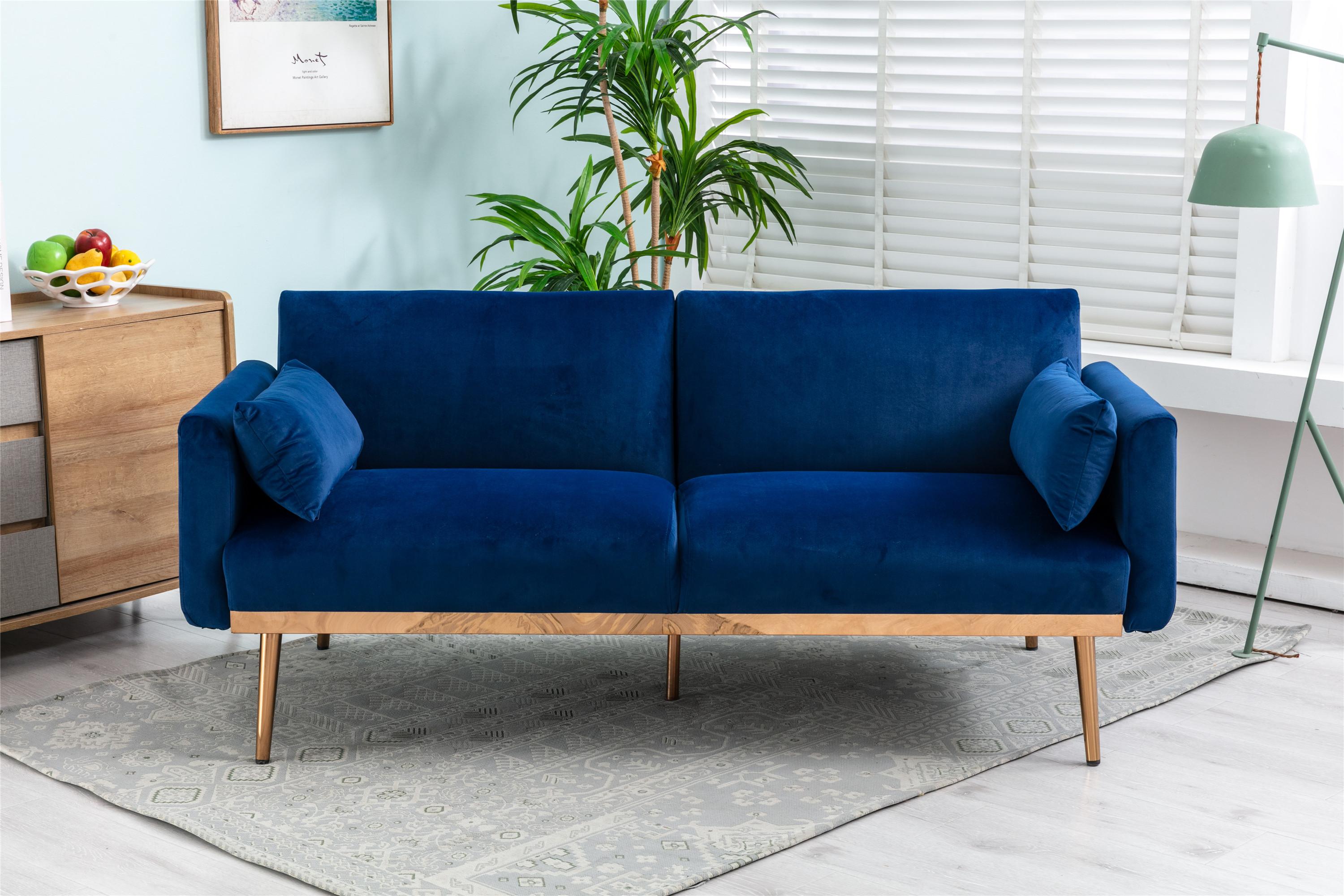 68.50" L Modern Velvet Sofa, Accent Sofa for Living Room, Love Seat