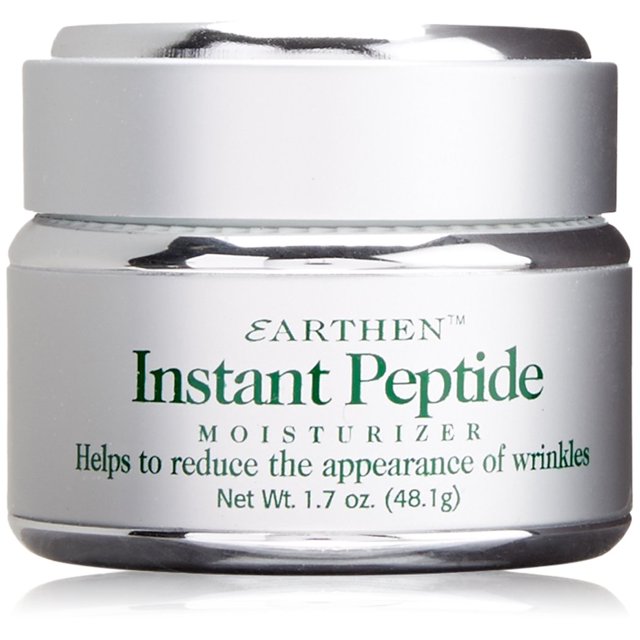 Crema hidratante reductora de arrugas con péptido instantáneo Earthen, para piel normal a grasa, nutre la piel (1,7 onzas)