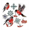 thumbnail image 3 of Ambesonne Rowan Duvet Cover Set, Christmas Composition Art, 2-Calking, Scarlet Grey Black, 3 of 7