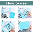 thumbnail image 4 of DIY 2 Pcs Flower Butterfly Plastic Embossing Folders DIY Plastic Template Craft Card Making for Handcraft Photo Album Decoration 5.83 x 4.13 Inches DIY, 4 of 7