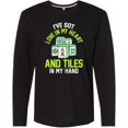 thumbnail image 3 of Inktastic Mahjong Gift Idea Long Sleeve T-Shirt, 3 of 5