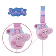 thumbnail image 2 of Peppa Pig Over-Ear Headphones for Kids - Adjustable Headband, Stereo Sound, Tangle-Free Cable, Volume Control, and 3.5mm Jack - Perfect for School, Home, and Travel, 2 of 5