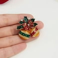thumbnail image 4 of Broche de Navidad de Año Nuevo para mujer, muñeco de nieve, Papá Noel, árbol, ciervo, campana, sombrero, esmalte de diamantes de imitación, joyería bonita, regalos para niños, 4 of 4
