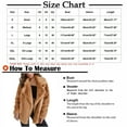 thumbnail image 3 of Hfyihgf Women's Fuzzy Fleece Lapel Open Front Cardigan Coat Plush Warm Winter Plus Size Outwear Jackets(White,S), 3 of 7