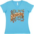 thumbnail image 3 of Inktastic Oktoberfest Banner with Orange Autumn Leaves Women's V-Neck T-Shirt, 3 of 5